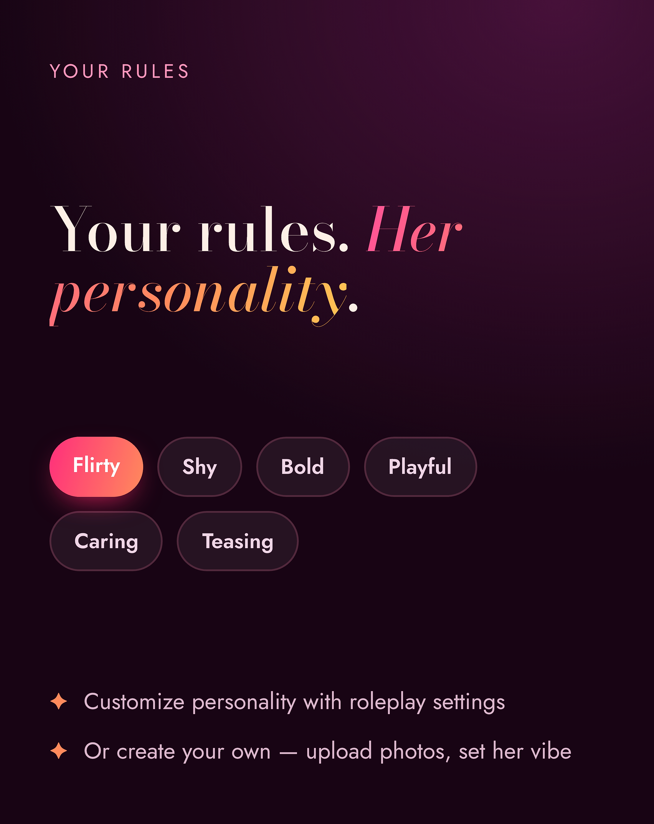 Welcome to Pixelle 🤍 Swipe to see what's possible →